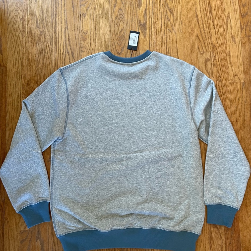 NWT Goodlife Men’s Crewneck Sweatshirt Size XL | Grey & Blue - Picture 12 of 12